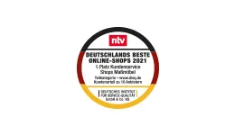 Deutschlands Bester Online-Shop 2021 - Bester Kundenservice